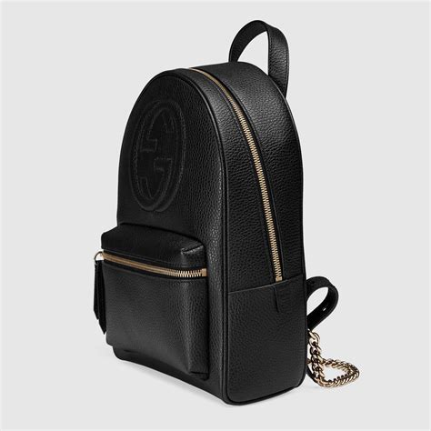 Gucci Soho Chain Backpack Black 